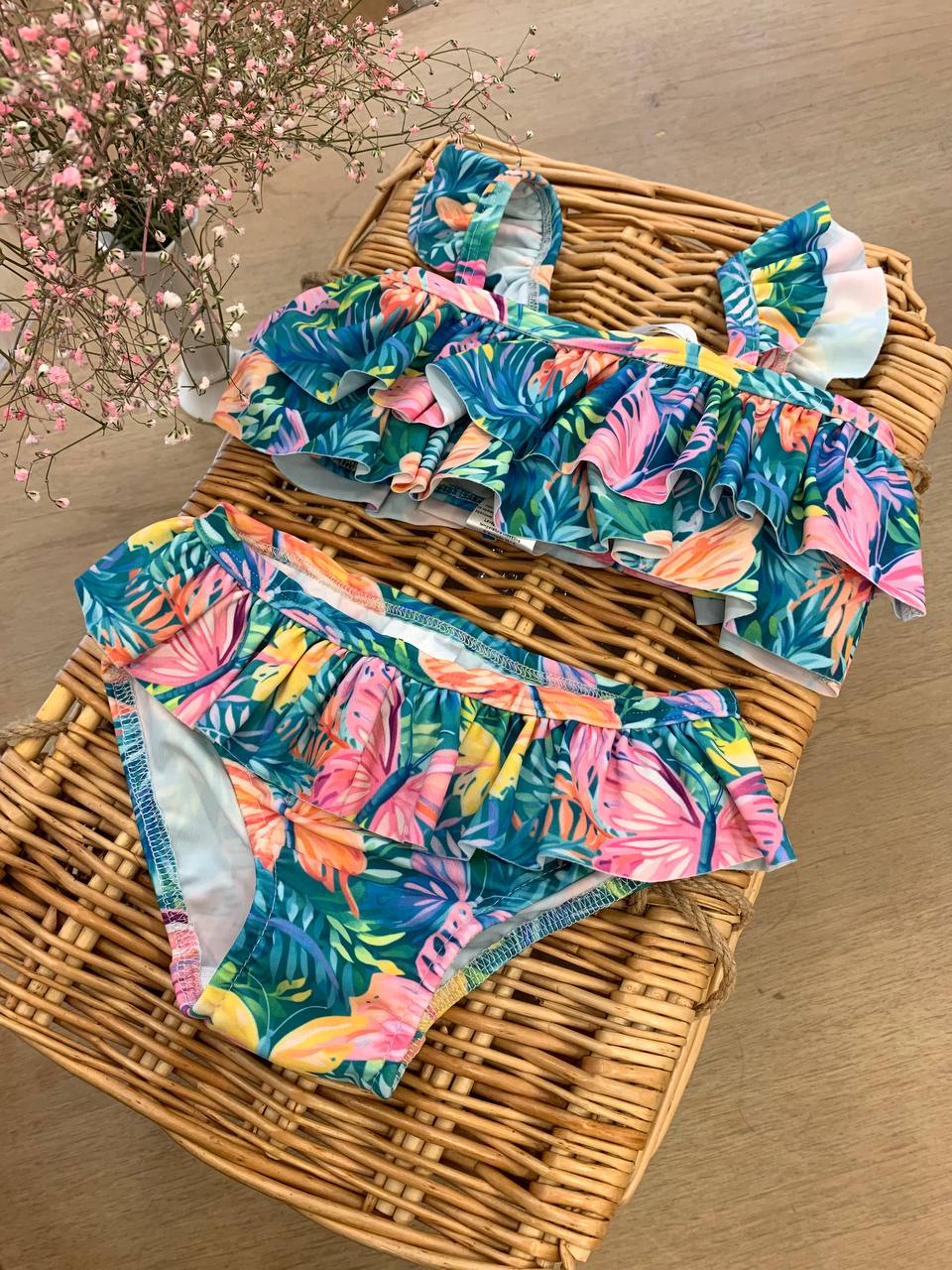 COSTUME DUE PEZZI FARFALLE