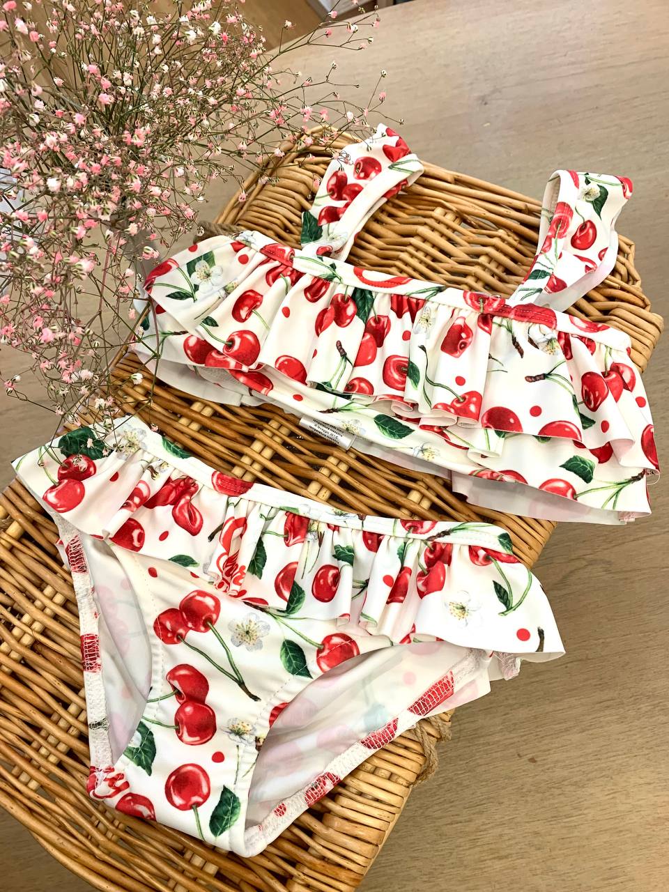 COSTUME DUE PEZZI CILIEGE