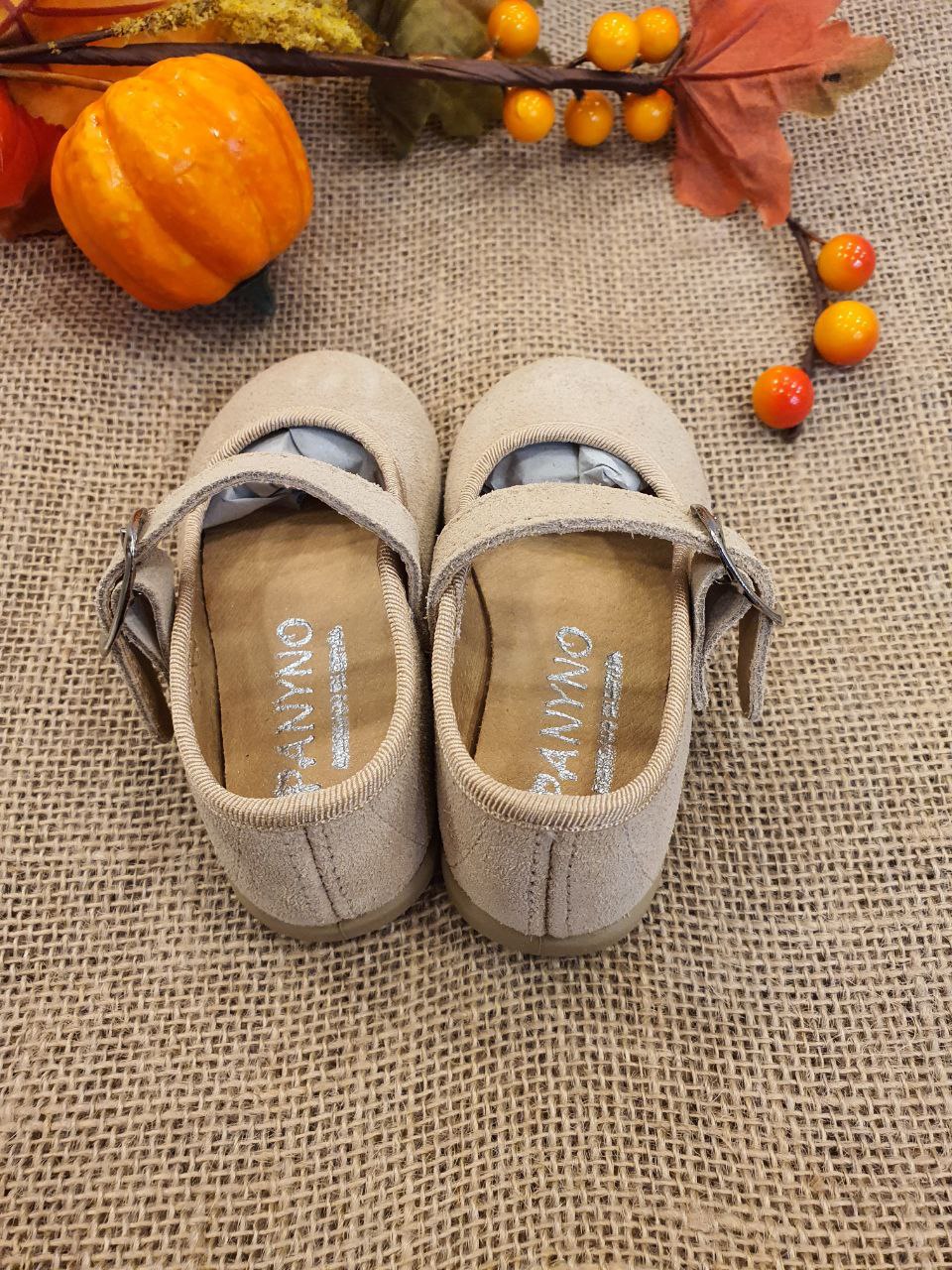 BAMBOLINA IN CAMOSCIO BEIGE PANYNO