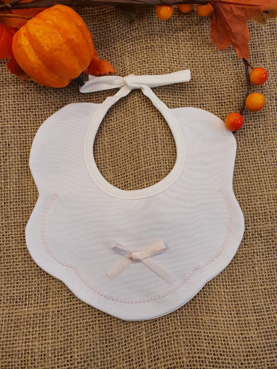 BAVETTA CON FIOCCO IN RASO ROSA PAPPA&LATTE