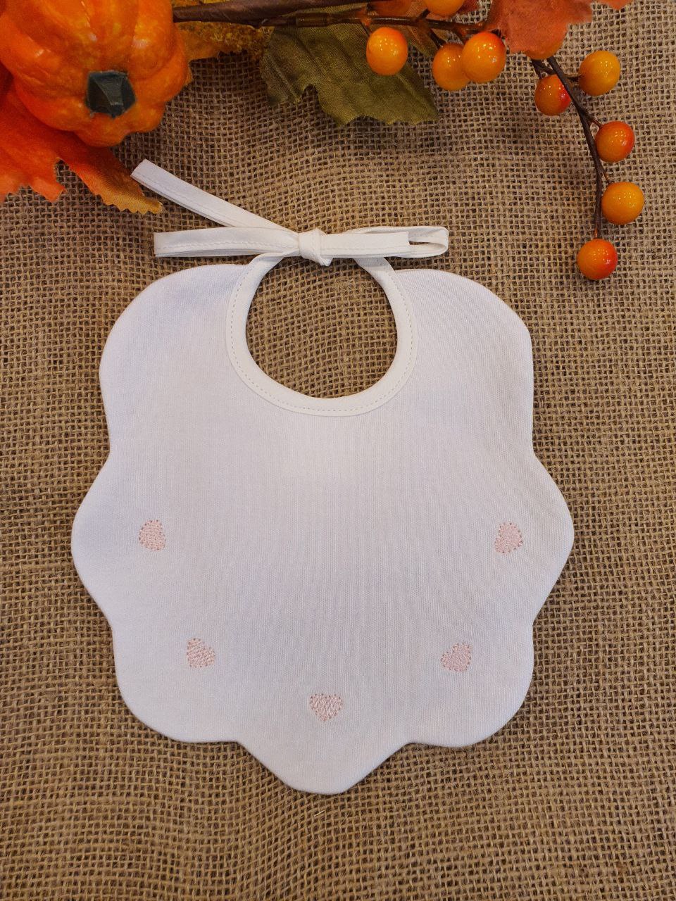 BAVETTA CON CUORI ROSA PAPPA&LATTE