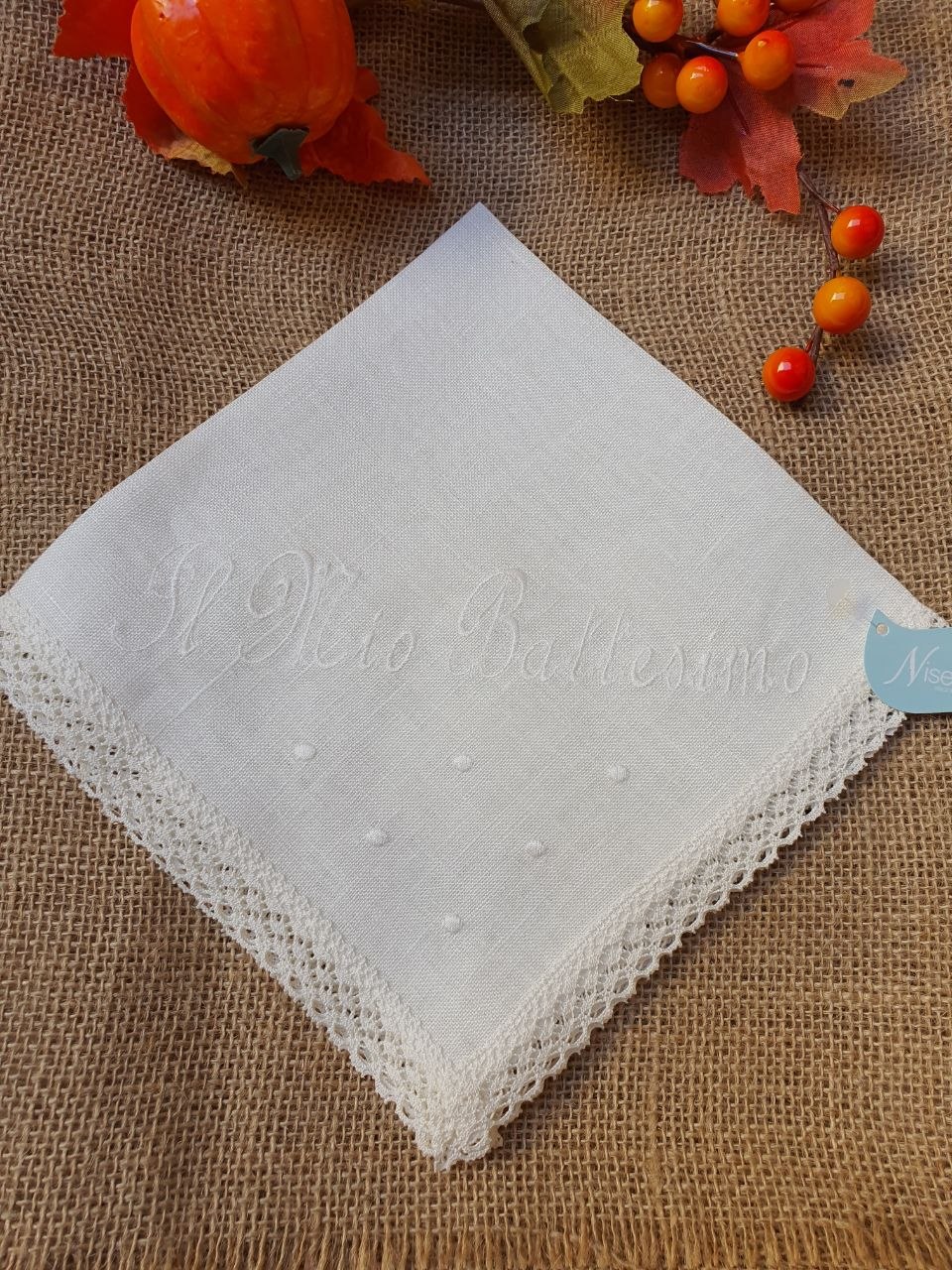 MUSSOLA BATTESIMALE CON RICAMI