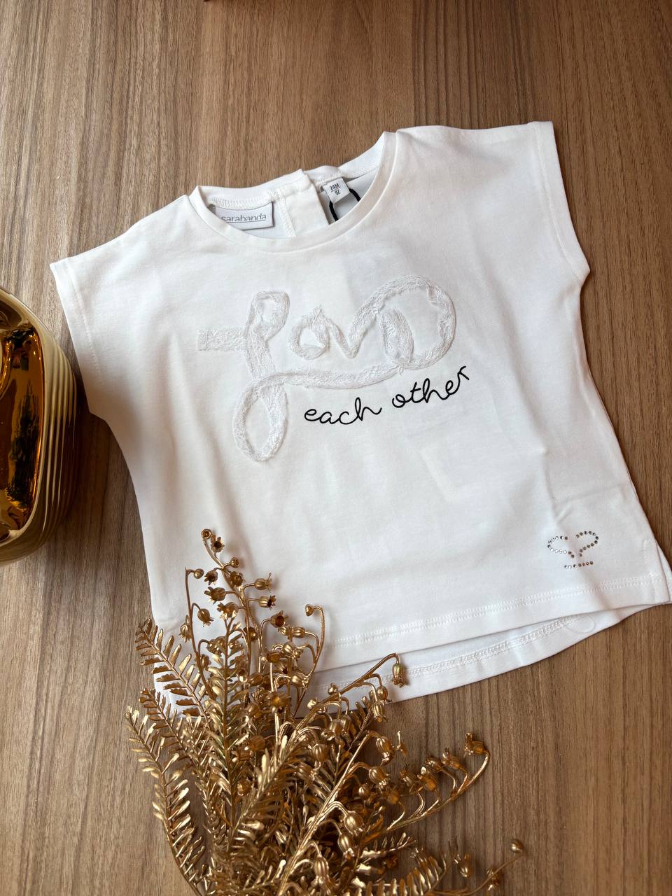 T-SHIRT BIANCA LOVE SARABANDA