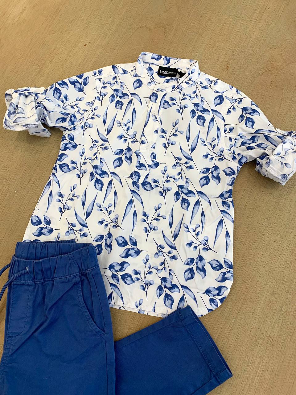 CAMICIA FOGLIE SARABANDA