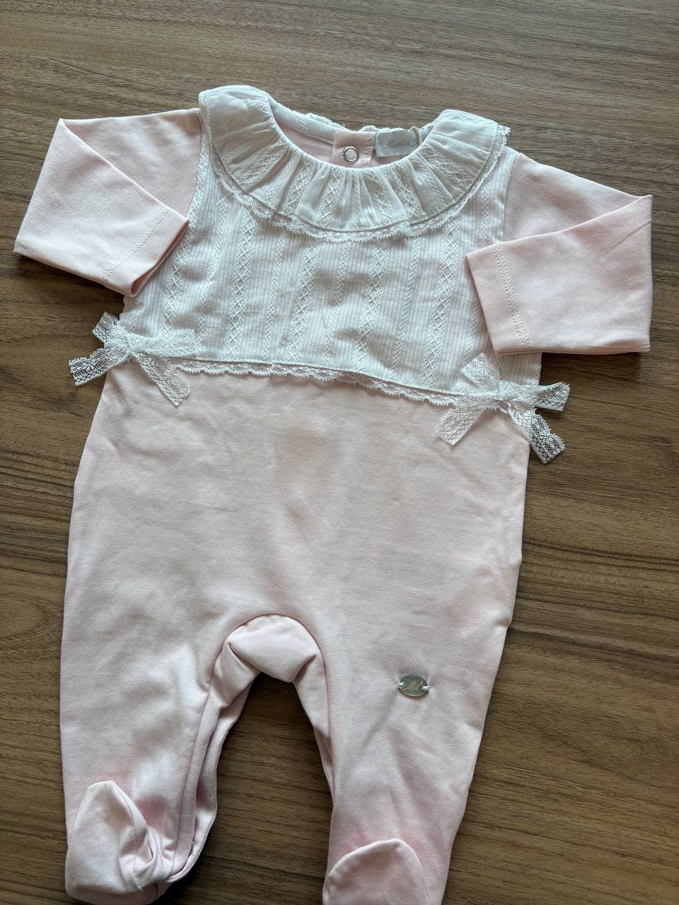 TUTINA ROSA CON BAVERO IN PIZZO MARTINARANDA