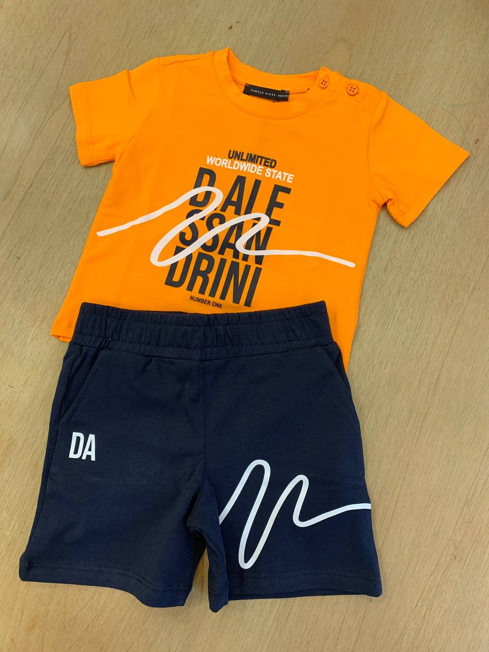 COMPLETO ARANCIONE DANIELE ALESSANDRINI