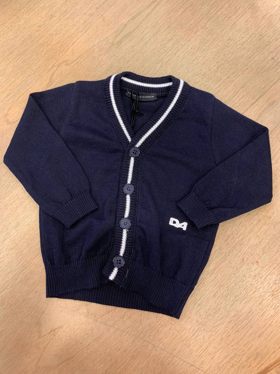 CARDIGAN BLU DANIELE ALESSANDRINI