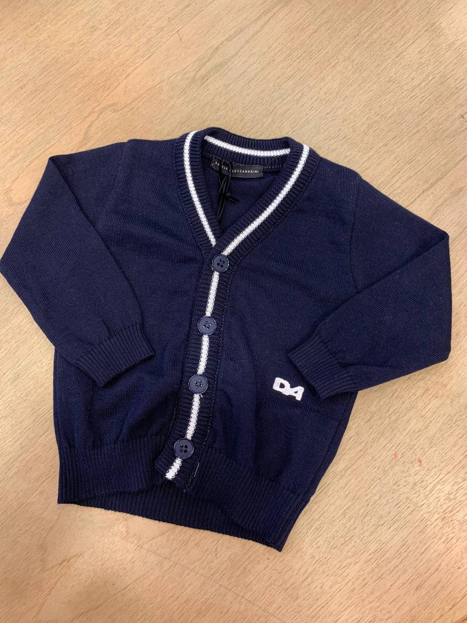 CARDIGAN BLU DANIELE ALESSANDRINI