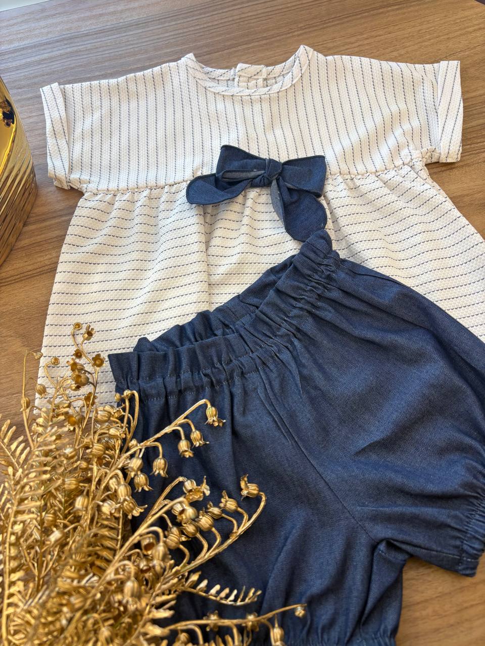 COMPLETTO A RIGHE BLU BARCELLINO