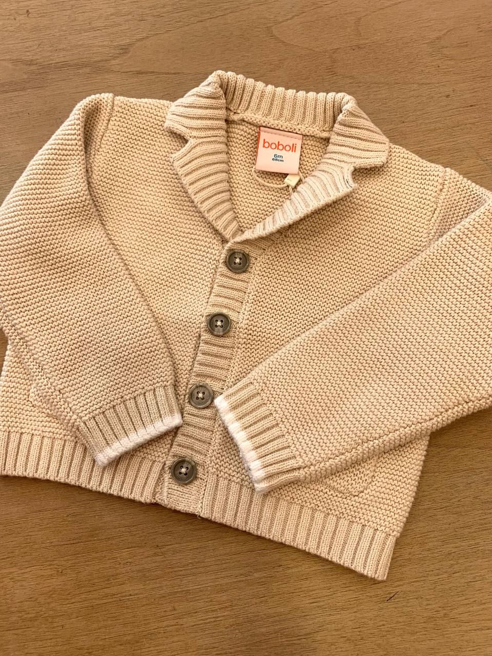 CARDIGAN BEIGE FILO BOBOLI