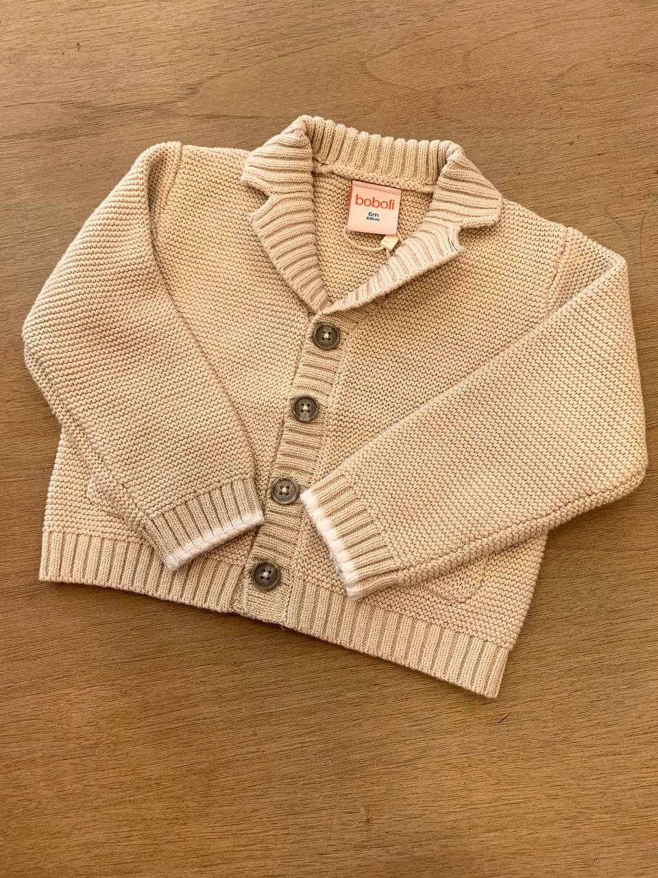 CARDIGAN BEIGE FILO BOBOLI