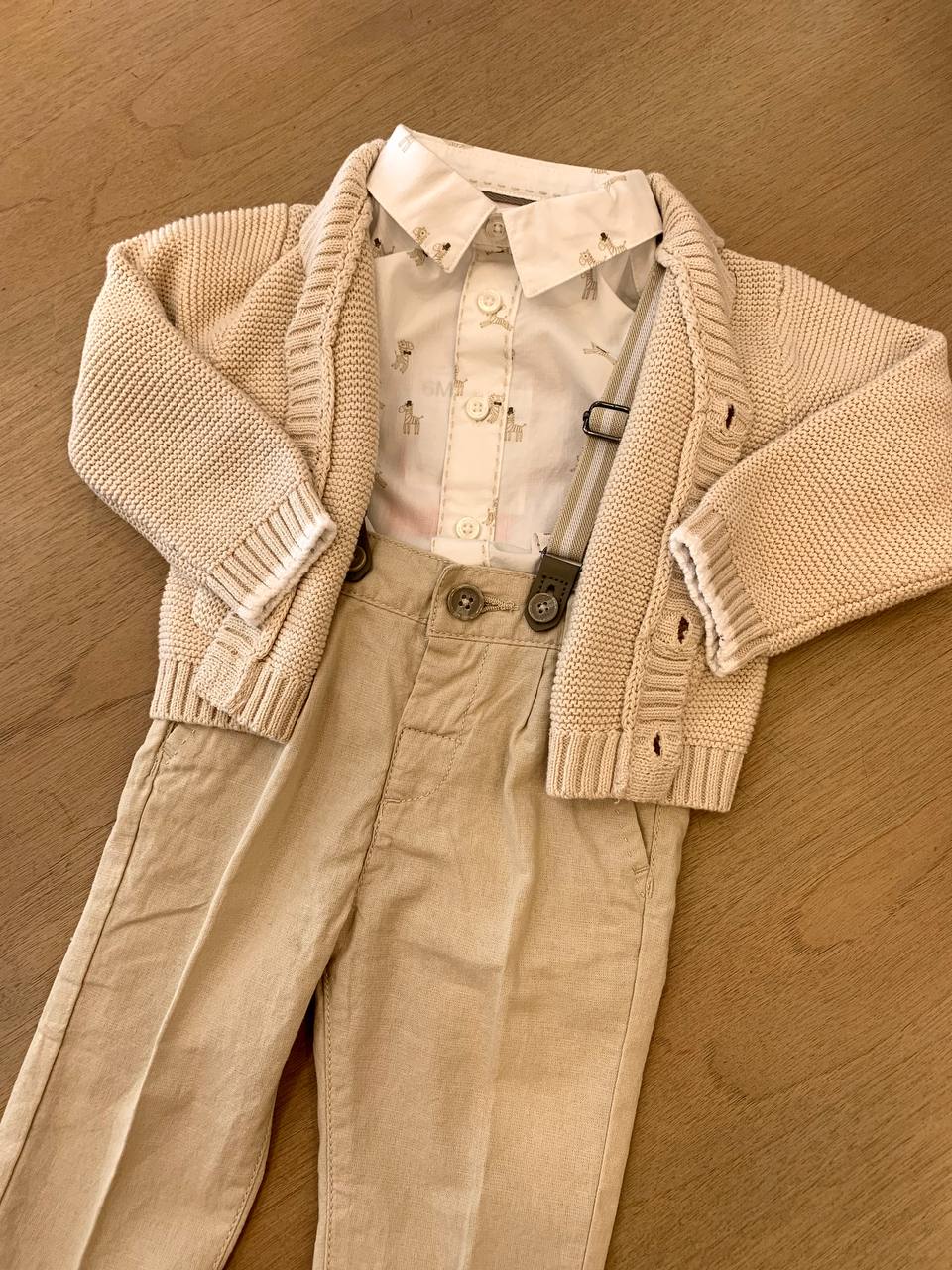 CARDIGAN BEIGE FILO BOBOLI