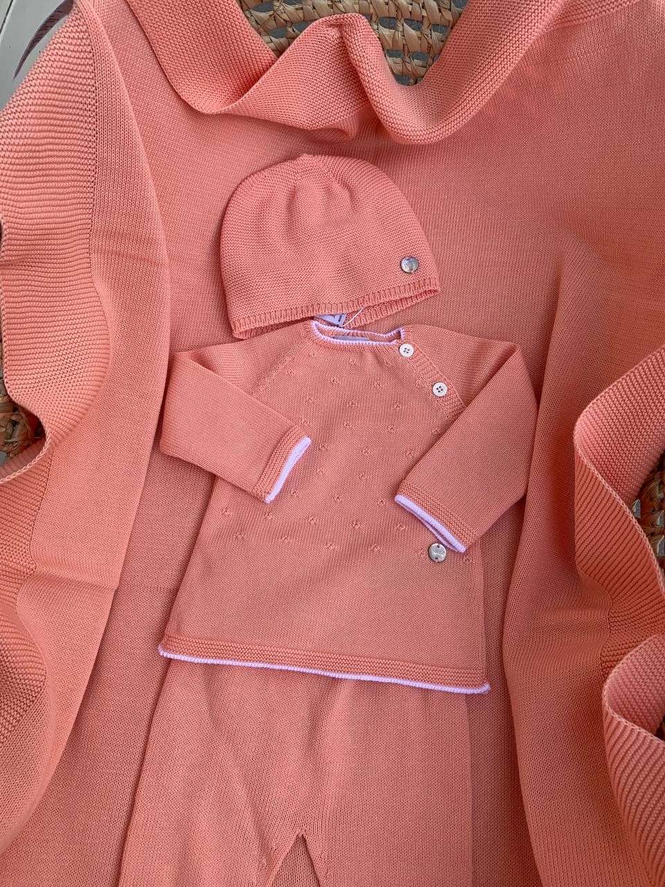 COORDINATO IN FILO MANDARINO PAZ RODRIGUEZ