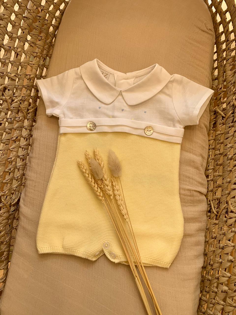 PAGLIACCETTO IN FILO GIALLO PAZ RODRIGUEZ