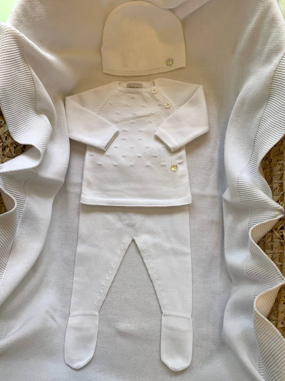 COORDINATO IN FILO BIANCO NIVEO PAZ RODRIGUEZ