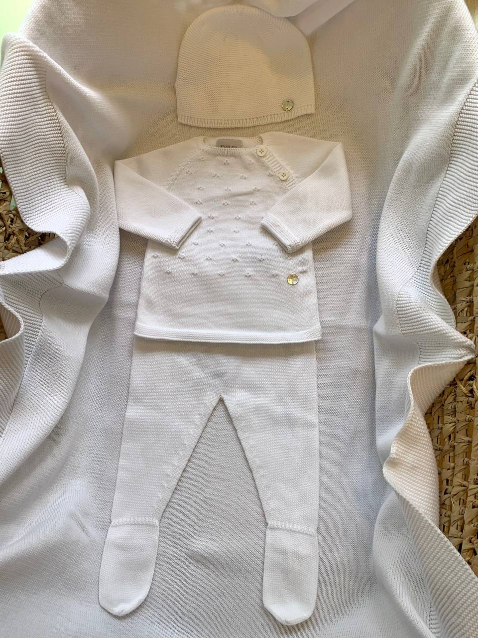 COORDINATO IN FILO BIANCO NIVEO PAZ RODRIGUEZ