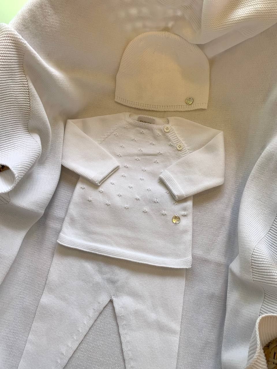 COORDINATO IN FILO BIANCO NIVEO PAZ RODRIGUEZ