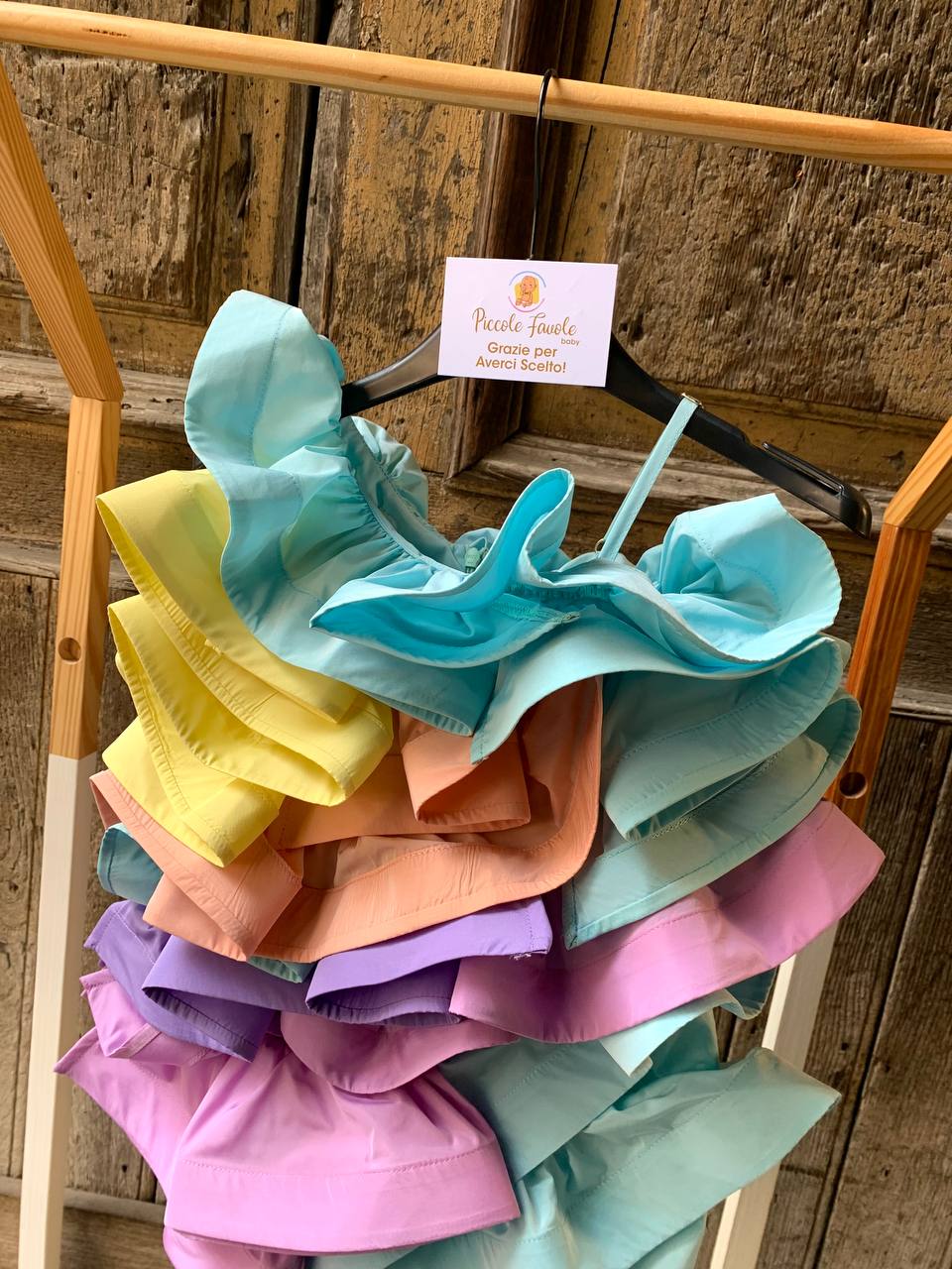 VESTITO ARCOBALENO FUN FUN