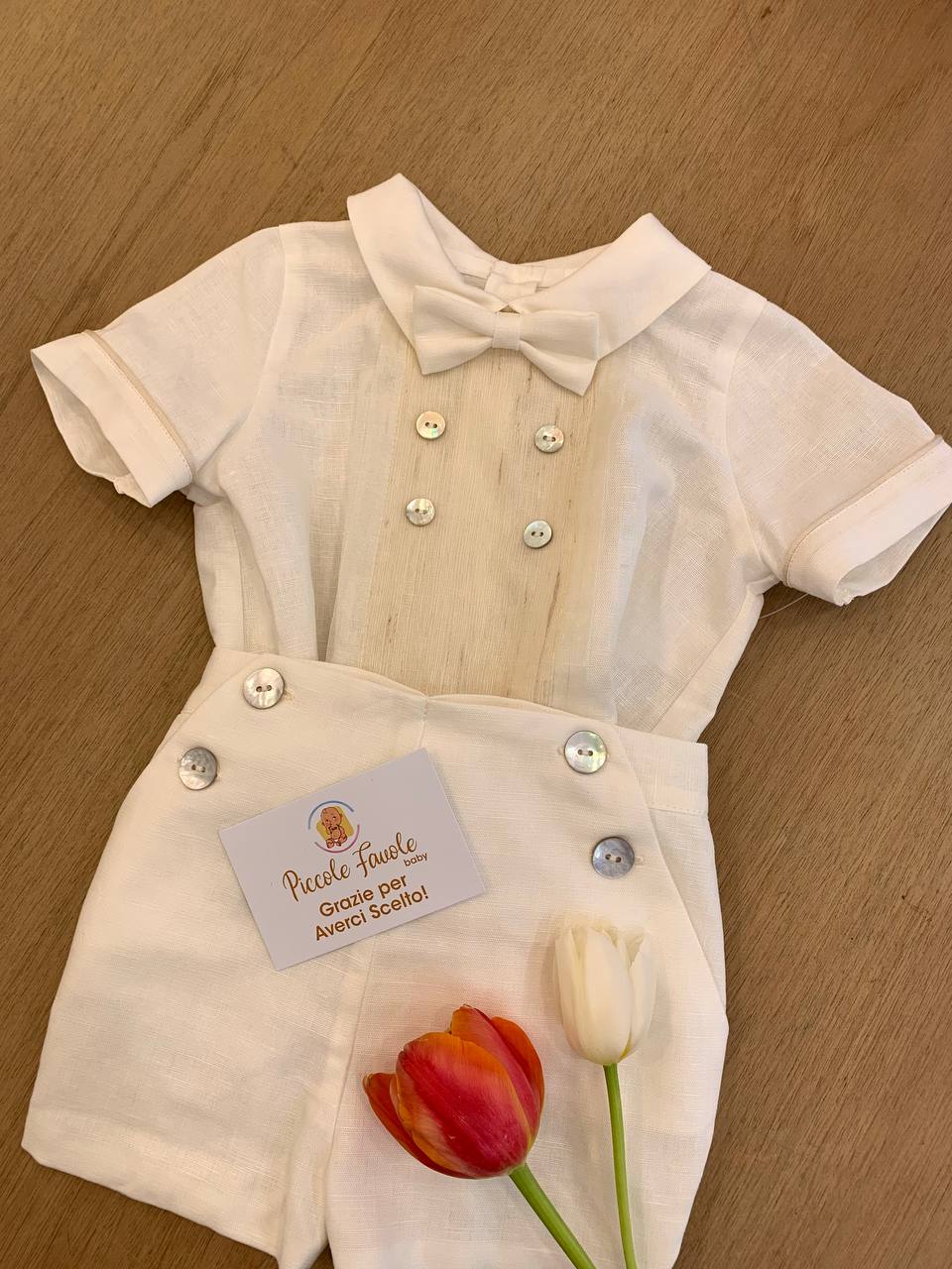 ABITO BATTESIMALE PERLA