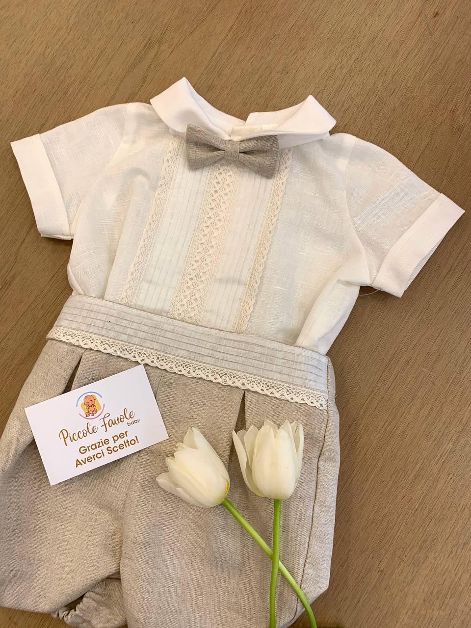 ABITO BATTESIMALE BEIGE