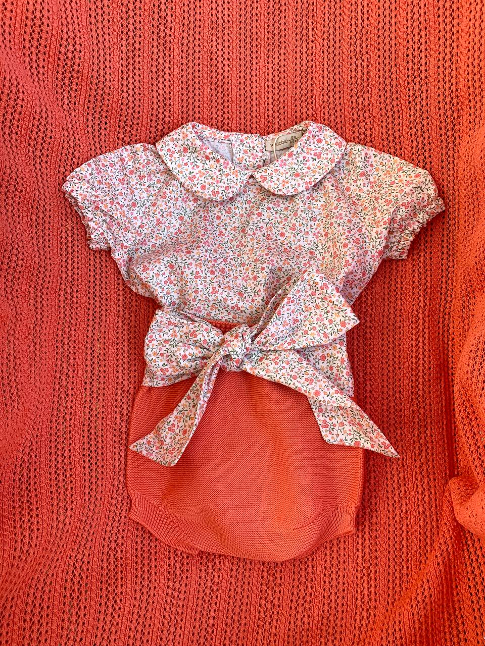 COORDINATO IN FILO ARANCIONE WEDOBLE