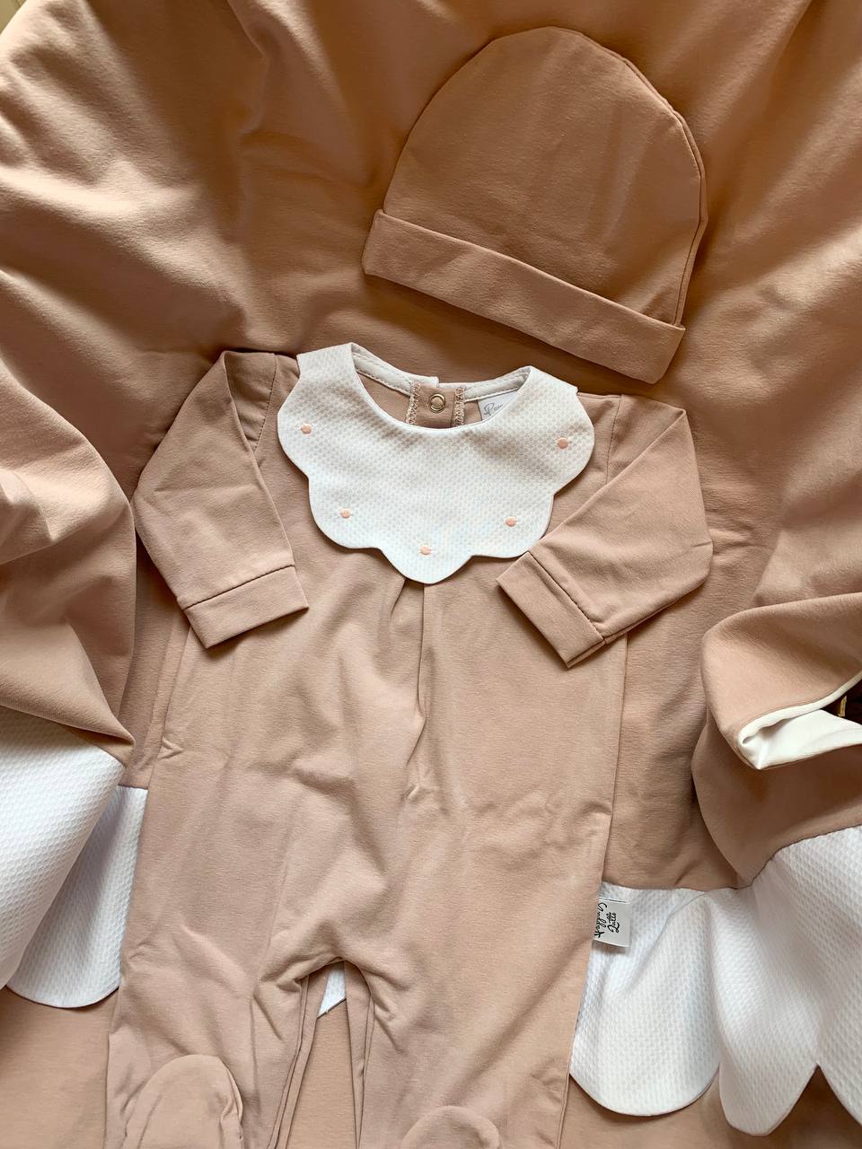 COORDINATO CIPRIA JERSEY NUVOLA PAPPA E LATTE