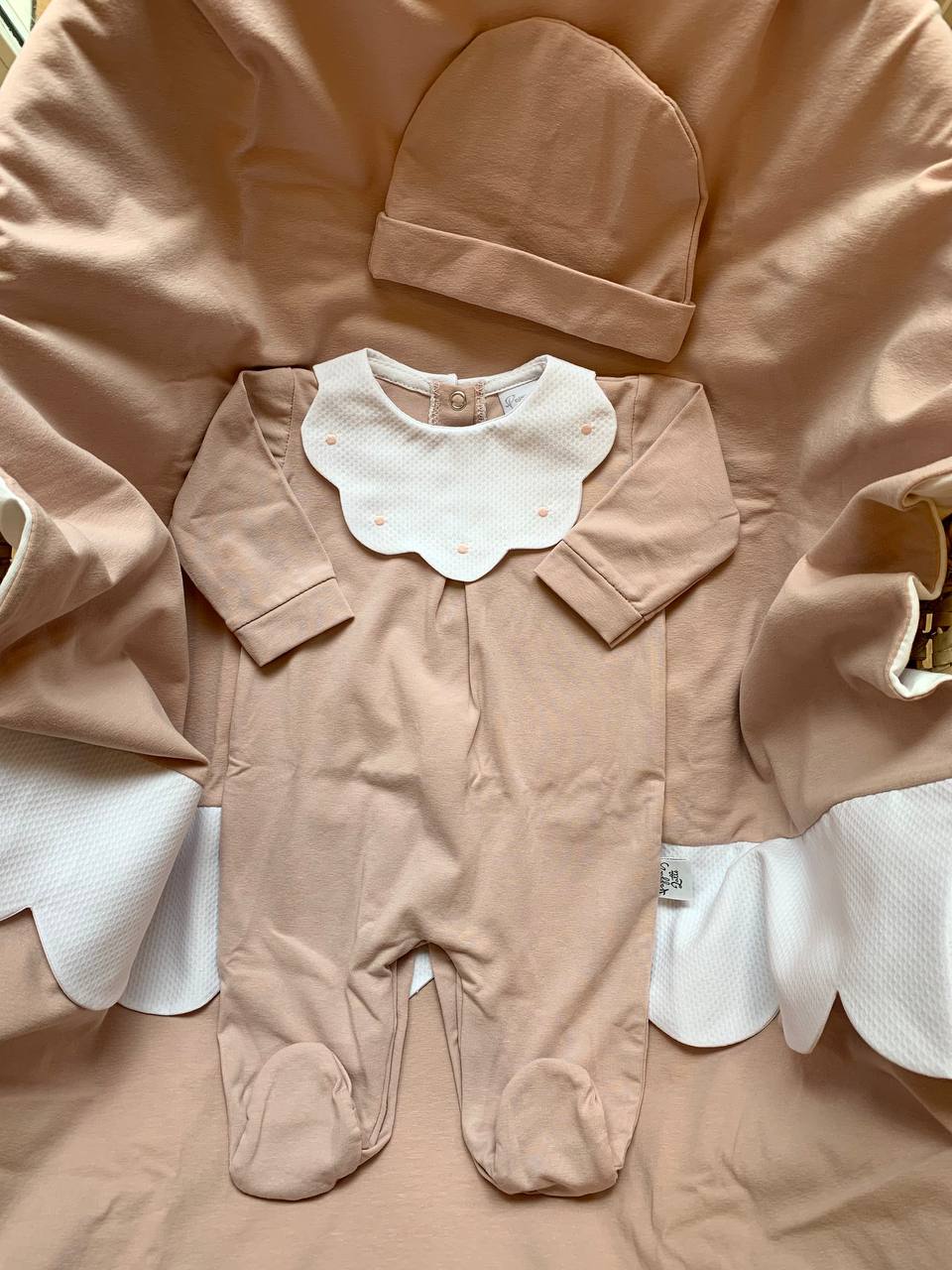 COORDINATO CIPRIA JERSEY NUVOLA PAPPA E LATTE