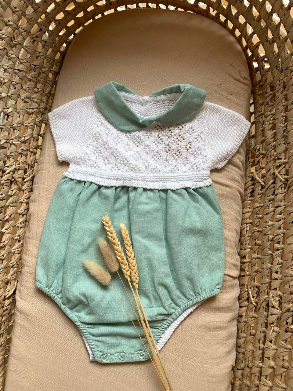 PAGLIACCETTO IN FILO VERDE BABY FASHION