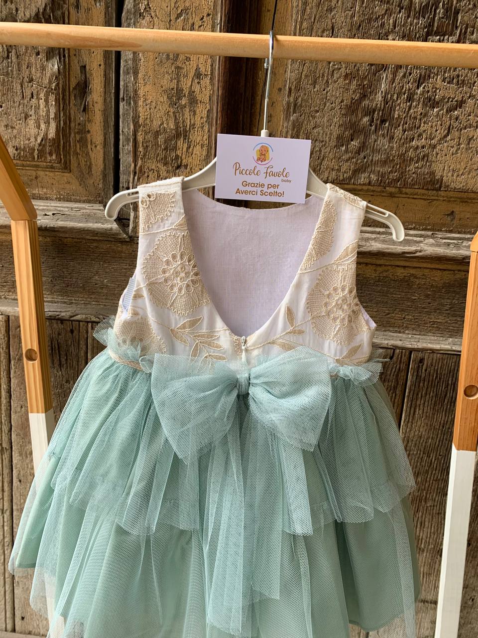 ABITO CERIMONIA VERDE MARTAYPAULA