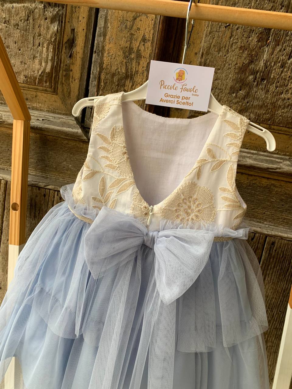 ABITO CERIMONIA CELESTE MARTAYPAULA