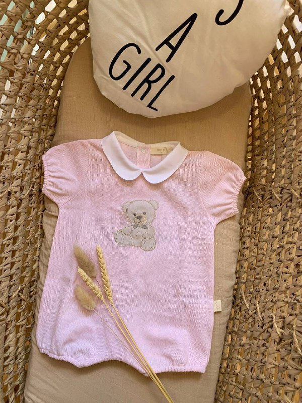 PAGLIACCETTO ROSA CON ORSETTO BABY GI