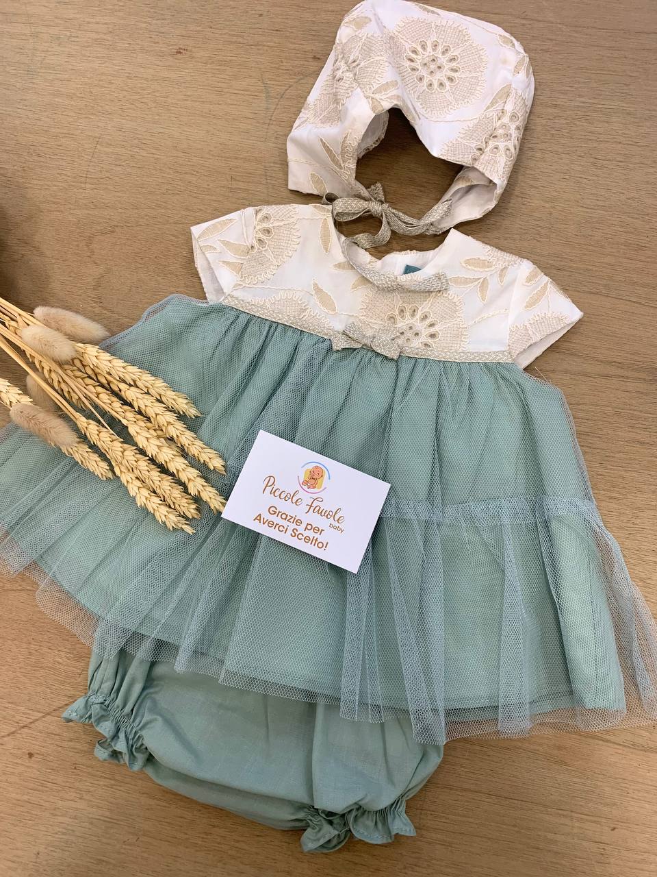 COORDINATO GEMINIS VERDE MARTA Y PAULA