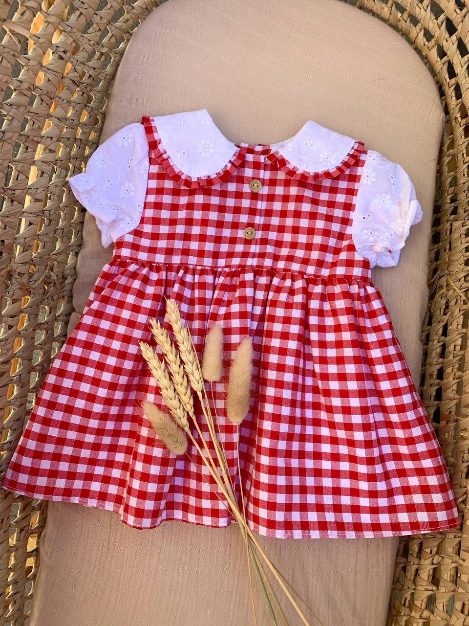 ABITINO A QUADRI ROSSO DEL SUR