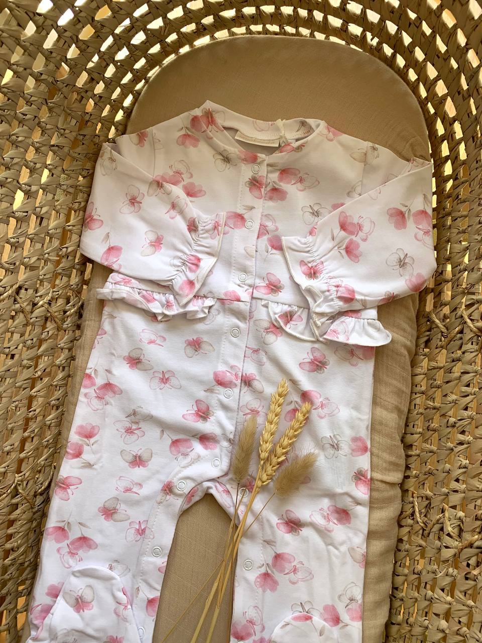 TUTINA IN COTONE FARFALLE MINIBANDA