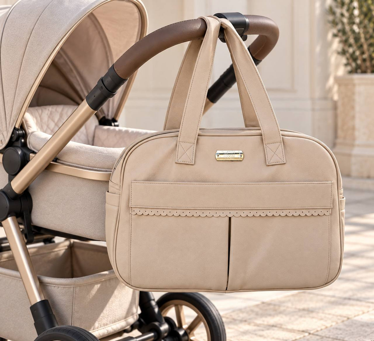 BORSA MAMMA CHIC TORTORA BAGYLU