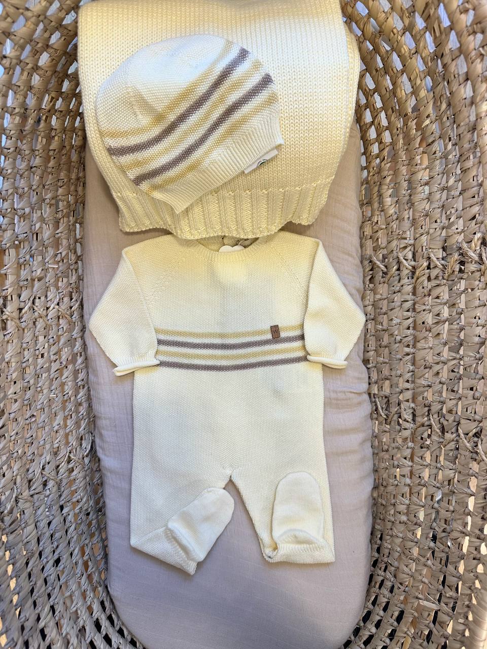 COORDINATO GIALLO IN FILO WEDOBLE