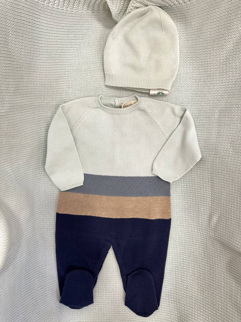 COORDINATO IN FILO A STRISCE WEDOBLE