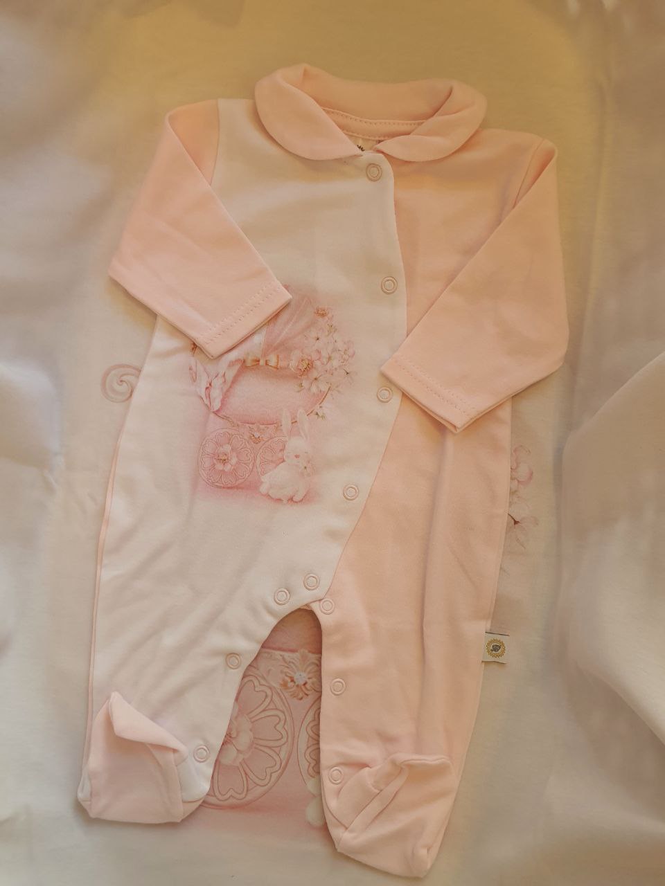 COORDINATO NASCITA ROSA CARROZZINA FIRST BABY