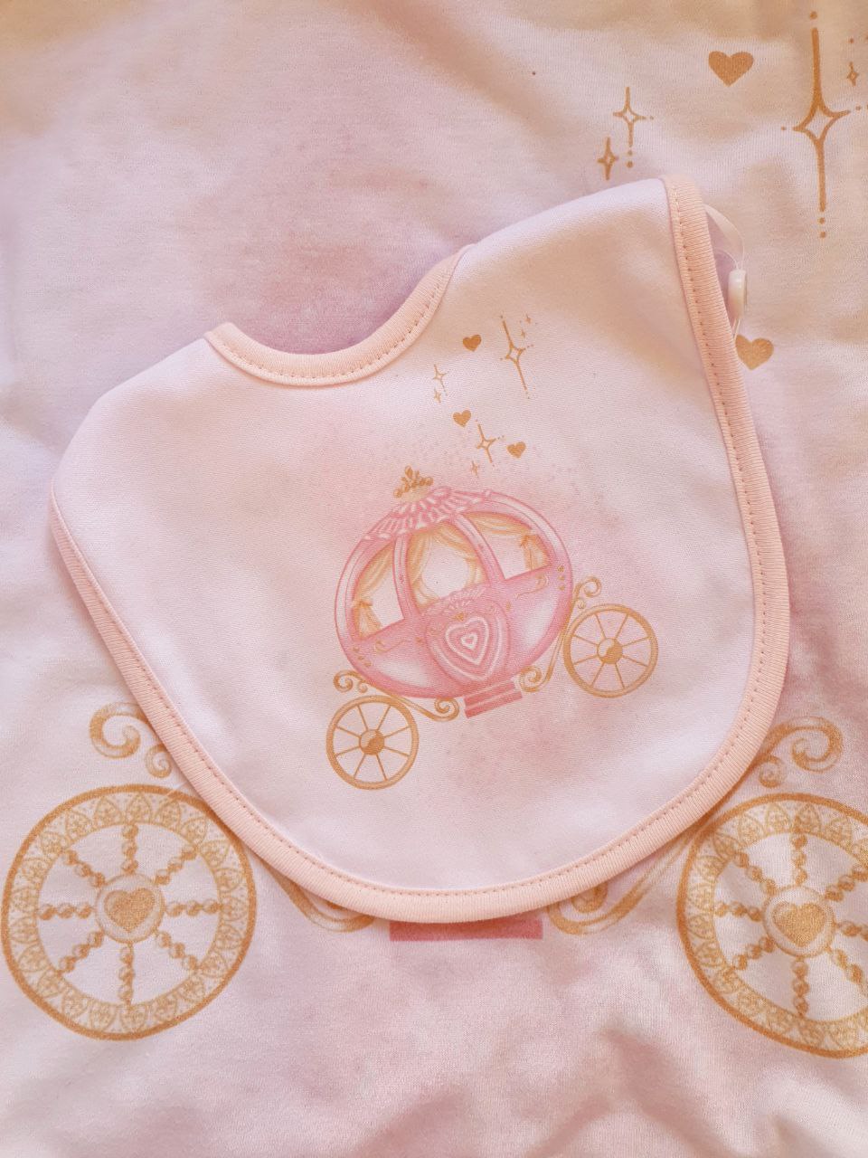 COORDINATO NASCITA ROSA CARROZZA FIRST BABY