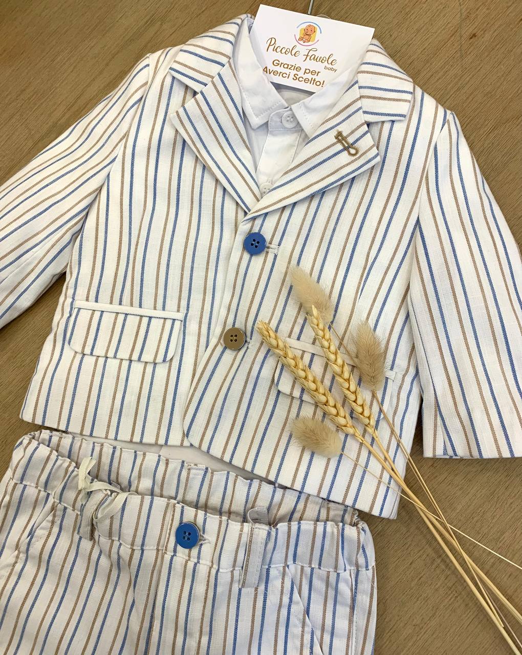 COMPLETO A RIGHE MINIBANDA