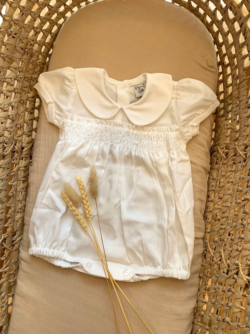 PAGLIACCETTO PIQUET BIANCO PAPPA E LATTE