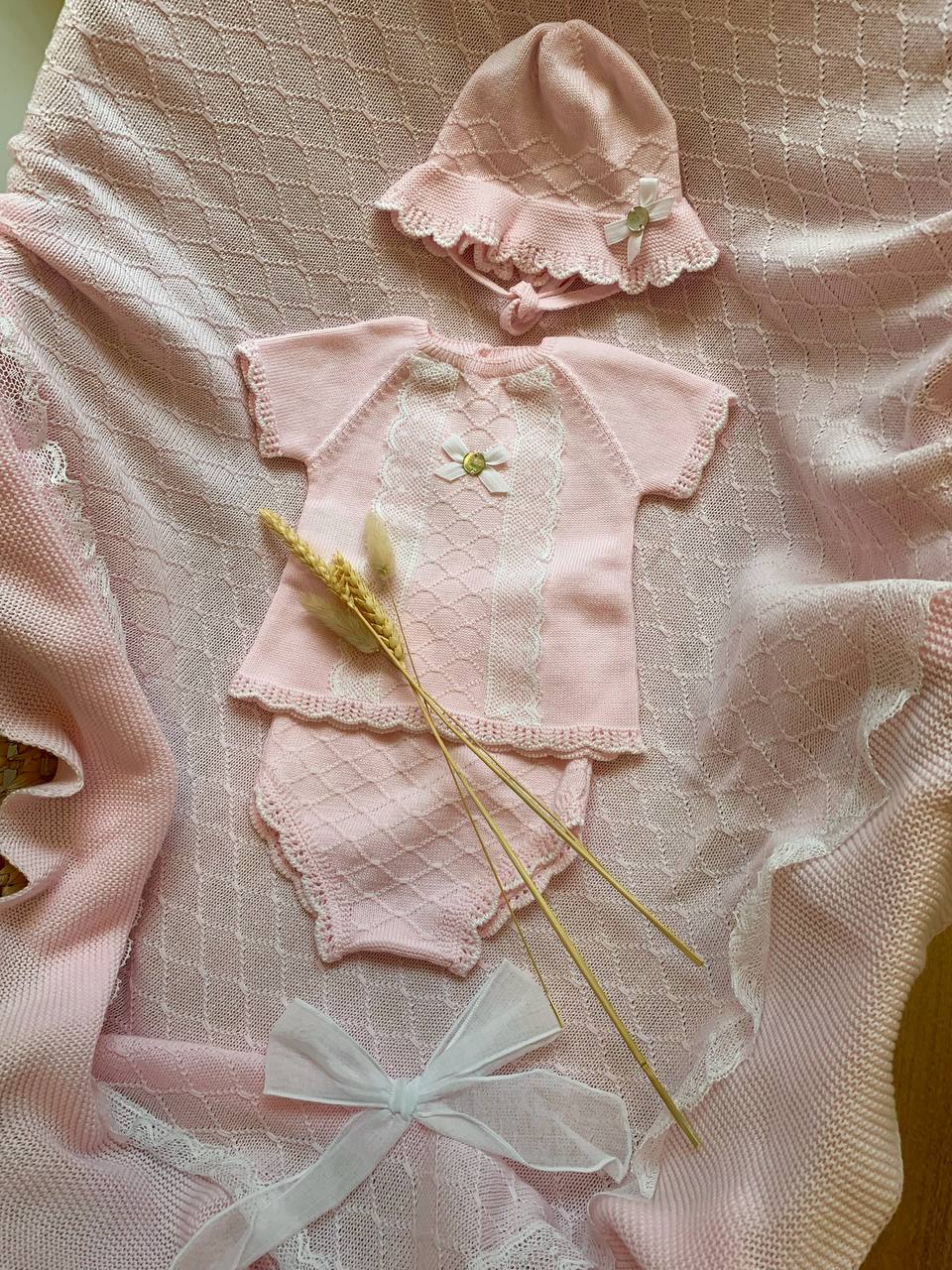 COORDINATO PAGLIACCETTO IN FILO ROSA PAZ RODRIGUEZ