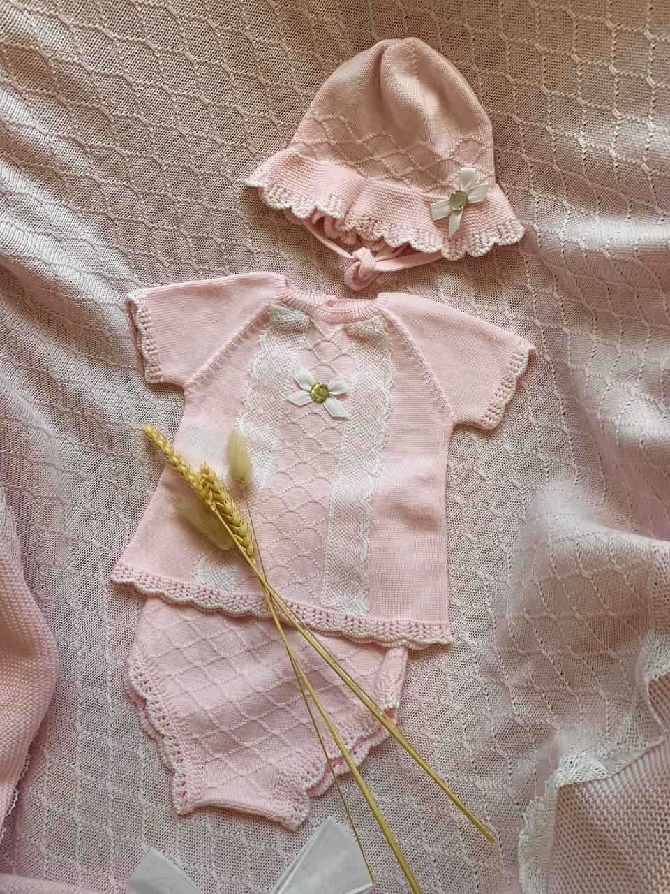 COORDINATO PAGLIACCETTO IN FILO ROSA PAZ RODRIGUEZ