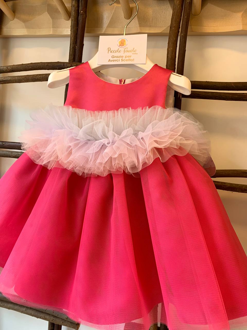 ABITO CERIMONIA FUCSIA AMBARABA'