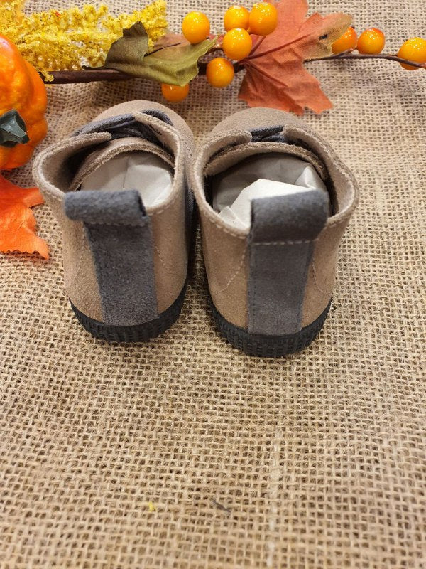 STIVALETTO IN CAMOSCIO BEIGE BATILAS