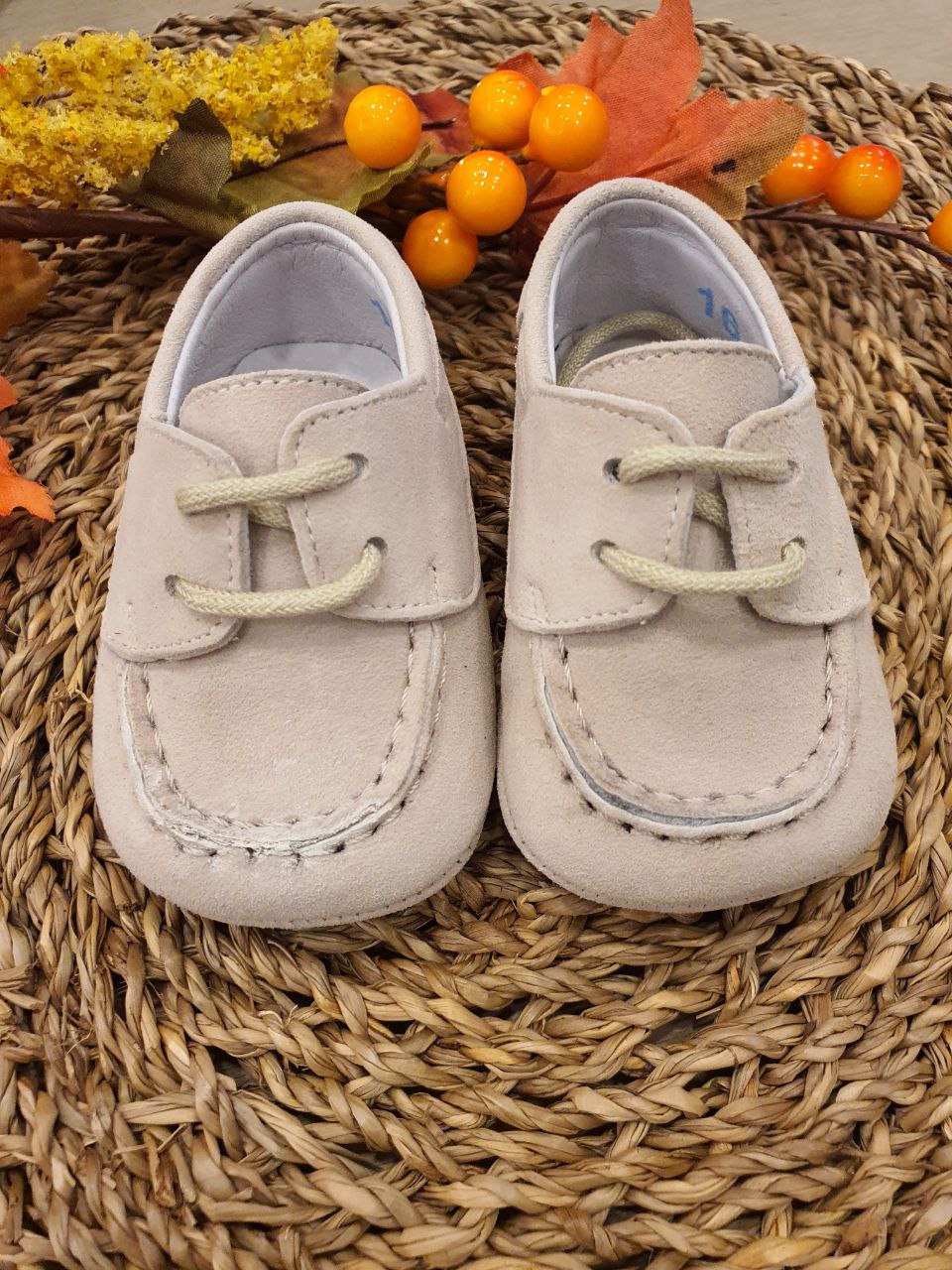 MOCASSINO IN CAMOSCIO BEIGE INDICE