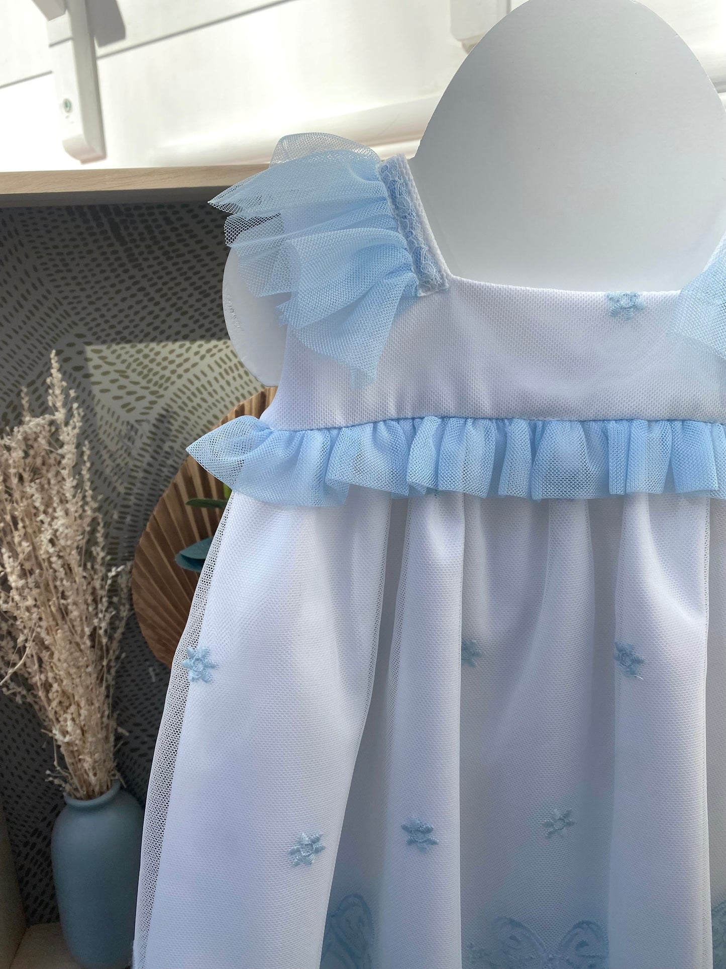 Abito fiocco azzurro