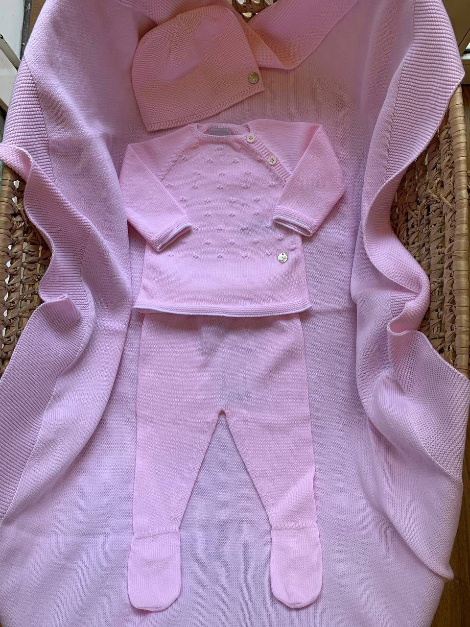 COORDINATO IN FILO ROSA PAZ RODRIGUEZ