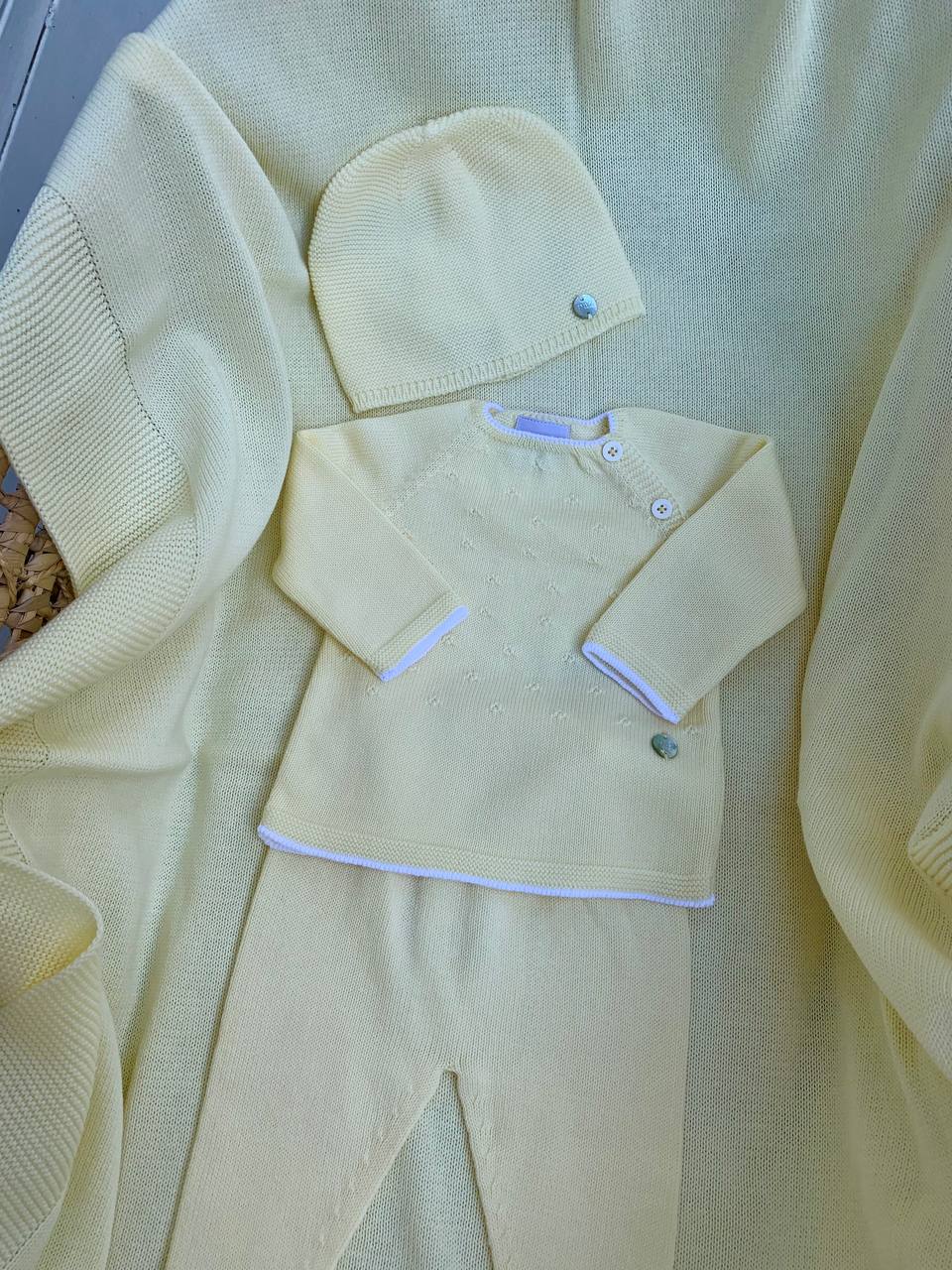 COORDINATO IN FILO GIALLO PAZ RODRIGUEZ