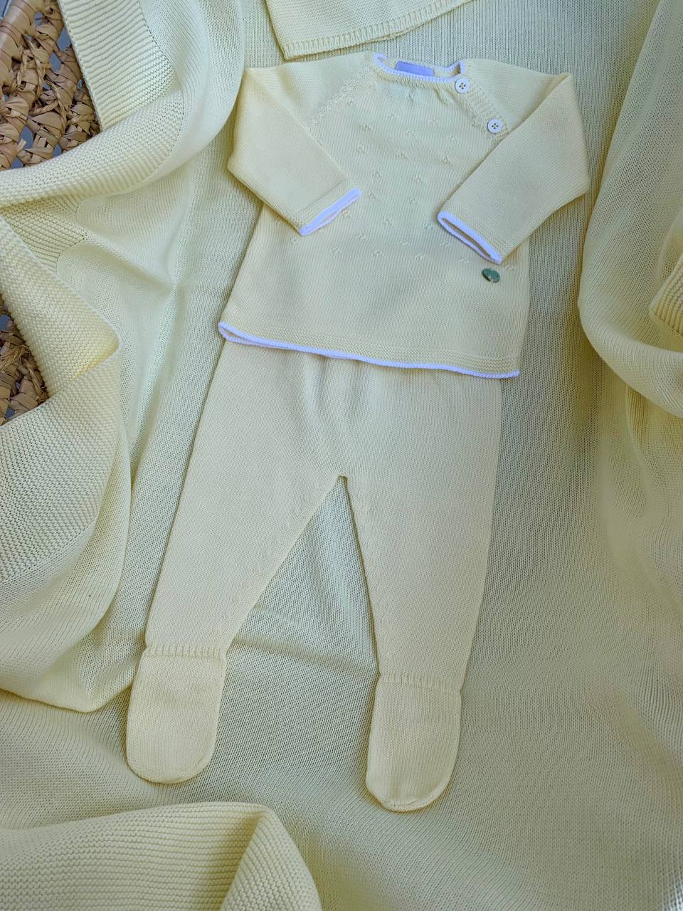 COORDINATO IN FILO GIALLO PAZ RODRIGUEZ